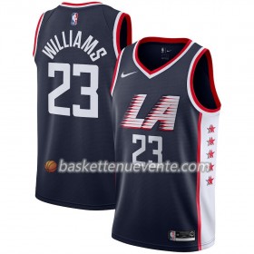 Maillot Basket Los Angeles Clippers Lou Williams 23 2018-19 Nike City Edition Navy Swingman - Homme